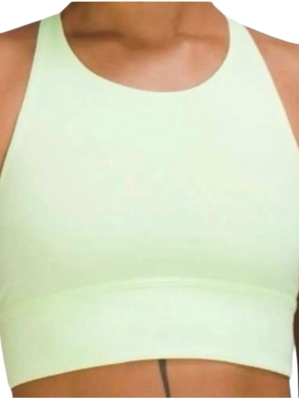 Lululemon Free to Be High-Neck Longline Bra Wild Light Support A/B Faded Zap  S6
